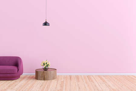 3d rendered illustration of a modern living room.