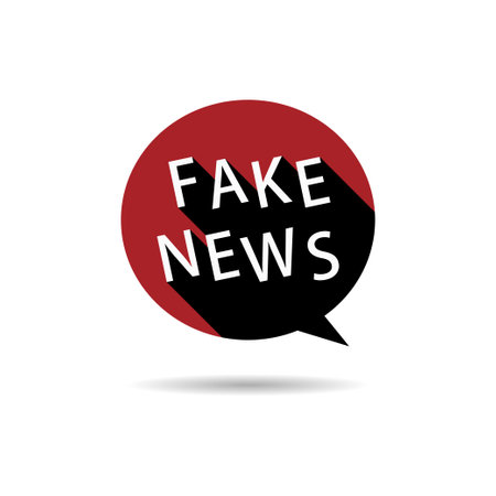 fake news bubble speech set on white background use for conversation,vectorのイラスト素材