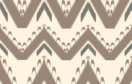 fabric ikat seamless pattern geometric ethnic traditional embroidery style.Design for...