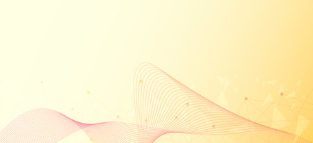 Abstract background, line wave element, sound spectrum equalizer wallpaper, vector futuristic particle technology illustration.のイラスト素材