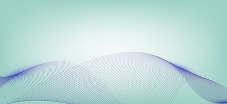 Abstract background, line wave element, sound spectrum equalizer wallpaper, vector futuristic particle technology illustration.のイラスト素材