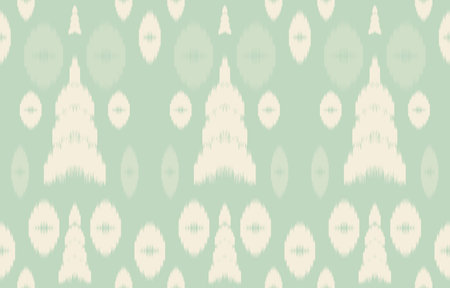 fabric ikat seamless pattern. geometric ethnic style. Design for backgrounds,carpet,mat,sarong,clothing. vector illustration concept.Christmas and New Year winter ikat. knitting pattern.のイラスト素材