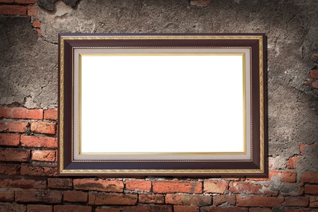 Old weathered brick wall