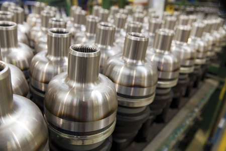 Drive shafts in its factoryの写真素材