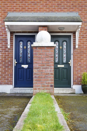 Similar but different entrance door to British  Irish Houseの写真素材