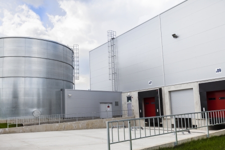Modern, Empty, Brand New, Huge Storehouseの写真素材