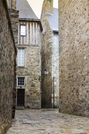 Gothic buildings in Le Mans, Sarthe, Pays de la Loire, Franceの写真素材