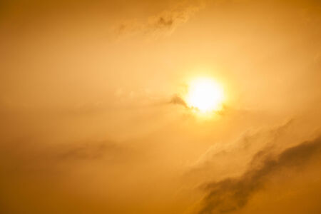 Beautiful sunrise in West Africa