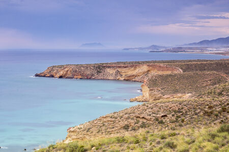 Amazingly beautifull coast in Mazarron, Spain, Europeの写真素材