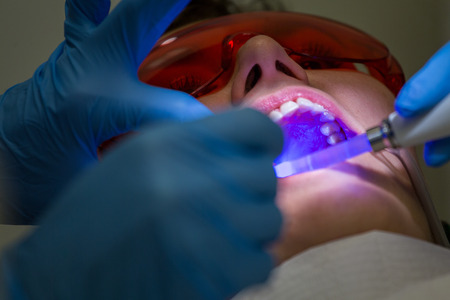 Getting braces in the orthodontics office
