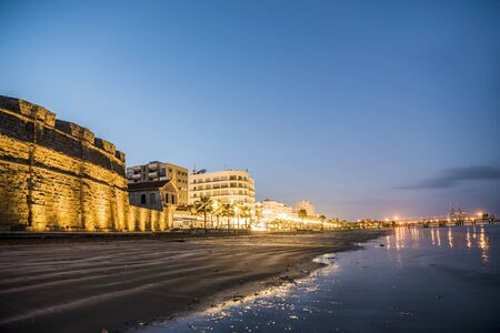 Beautiful view of the Castle in Larnaka, Cyprusのeditorial素材