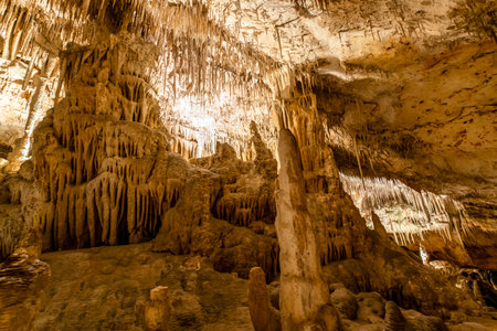 amazing photos of Drach Caves in Mallorca, Spain, Europeの写真素材