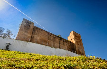 Cartaya Castle In Andalucia, Spainの写真素材
