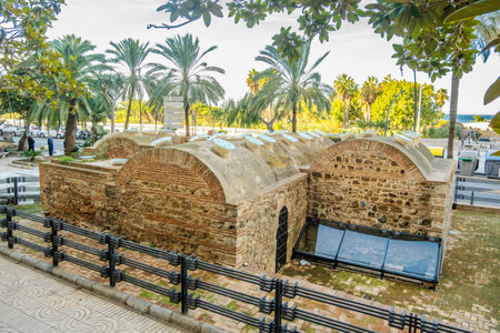 Arab Baths - Touristic attraction in Ceuta, Spain, North Africaの写真素材