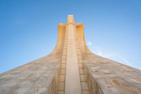 Lisbon, Portugal - January 1, 2025 - Monument to the Discoveries in Belem.の写真素材