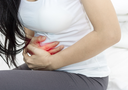 Women have abdominal pain