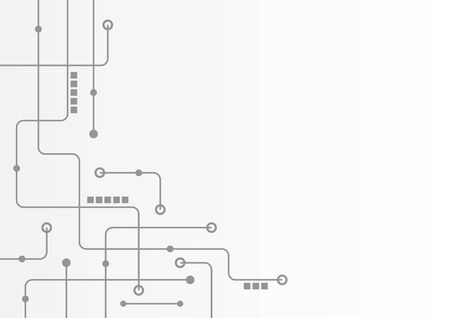 Abstract geometric connect lines and dots.Simple technology graphic background.Illustration Vector design Network and Connection concept.のイラスト素材