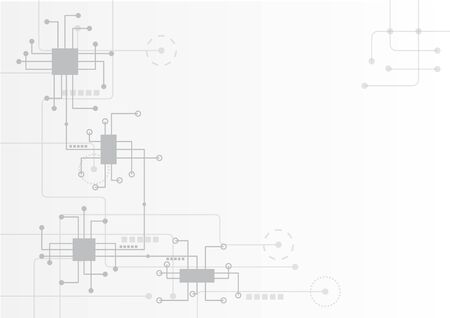 Abstract geometric connect lines and dots.Simple technology graphic background.Illustration Vector design Network and Connection concept.のイラスト素材