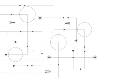 Abstract geometric connect lines and dots.Simple technology graphic background.Illustration Vector design Network and Connection concept.のイラスト素材