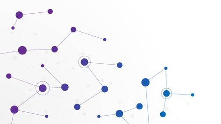 Abstract geometric connect lines and dots.Simple technology graphic background.Illustration Vector...