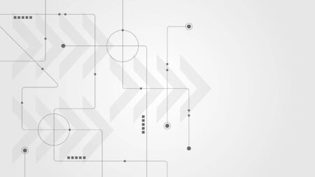Abstract geometric connect lines and dots.Simple technology graphic background.Illustration Vector design Network and Connection concept.のイラスト素材