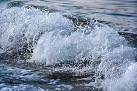 Sea foam frozen in motion as a background