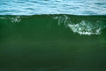 sea water in motion as a backgroundの写真素材