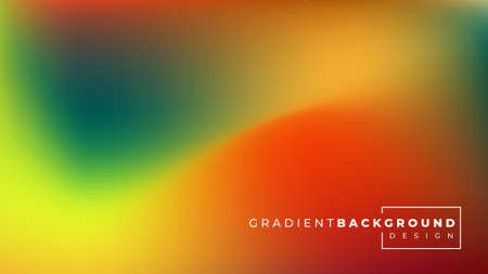Abstract blurred gradient mesh color background. Smooth soft vector color blend gradient trendy colorful backgroundのイラスト素材