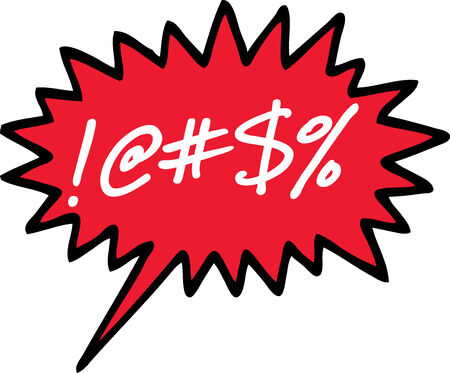 Profanities Speech Bubbleのイラスト素材