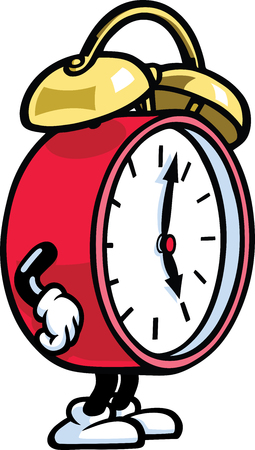 Clock Manのイラスト素材
