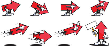 Arrow Manのイラスト素材