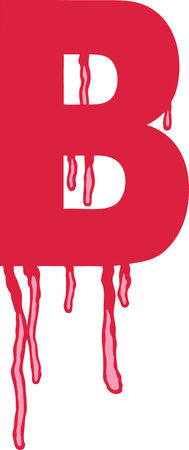 Blood Letterのイラスト素材
