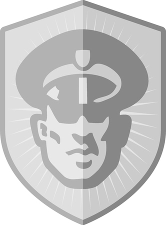 Security Guard Badgeのイラスト素材