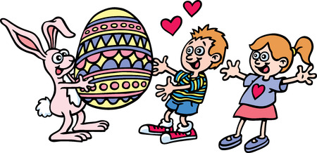 Giant Easter Eggのイラスト素材
