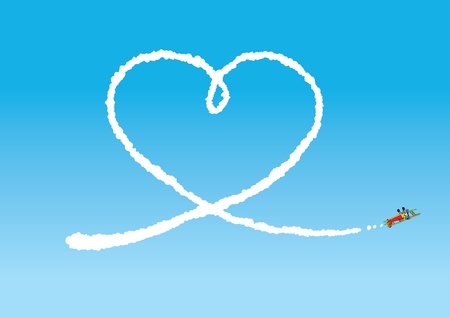 Sky Writingのイラスト素材