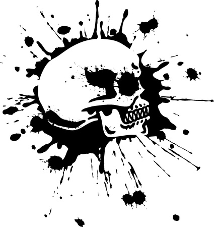 Skull Splatterのイラスト素材