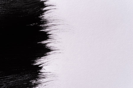 Black paint patternの写真素材