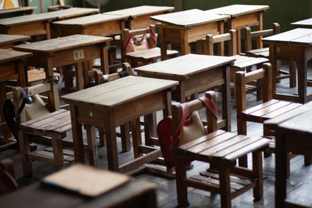 Old school classroomの写真素材