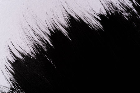 Black paint pattern