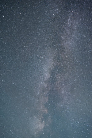 The Milky Way in the night sky