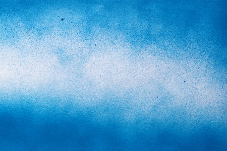 Blue spray paint backgroundの写真素材