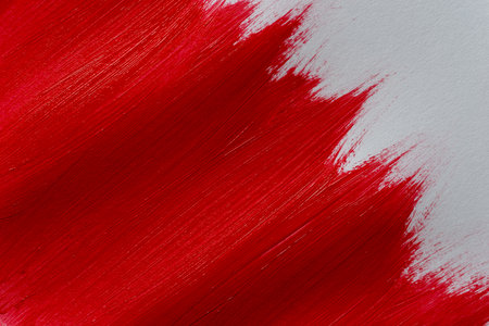 Red paint patternの写真素材