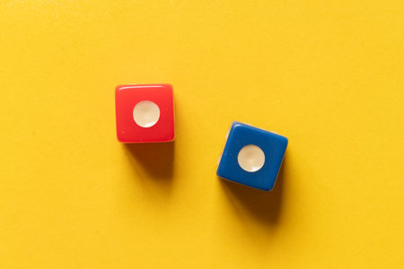 Two dice with the same numberの写真素材