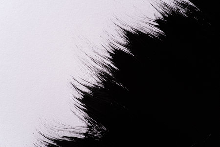 Black paint patternの写真素材