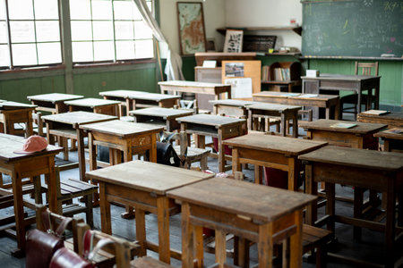 Old school classroomの写真素材