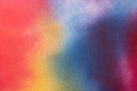 Colorful spray paint backgroundの写真素材