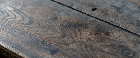 A wooden board that has been used for a long time