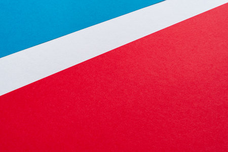 Red, blue and white backgroundの写真素材