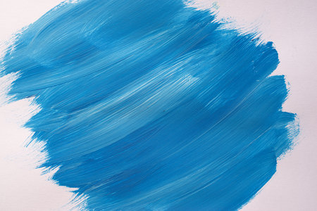 Background painted with blue and white paintの写真素材