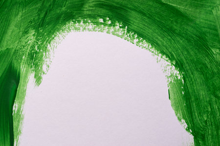 Green painted backgroundの写真素材